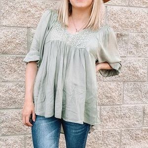 Dusty Green Top